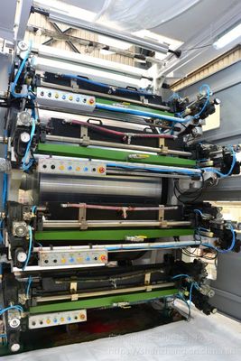 汕樟SFE-CI-350-8色衛星式柔版印刷機|柔印機|印刷設備